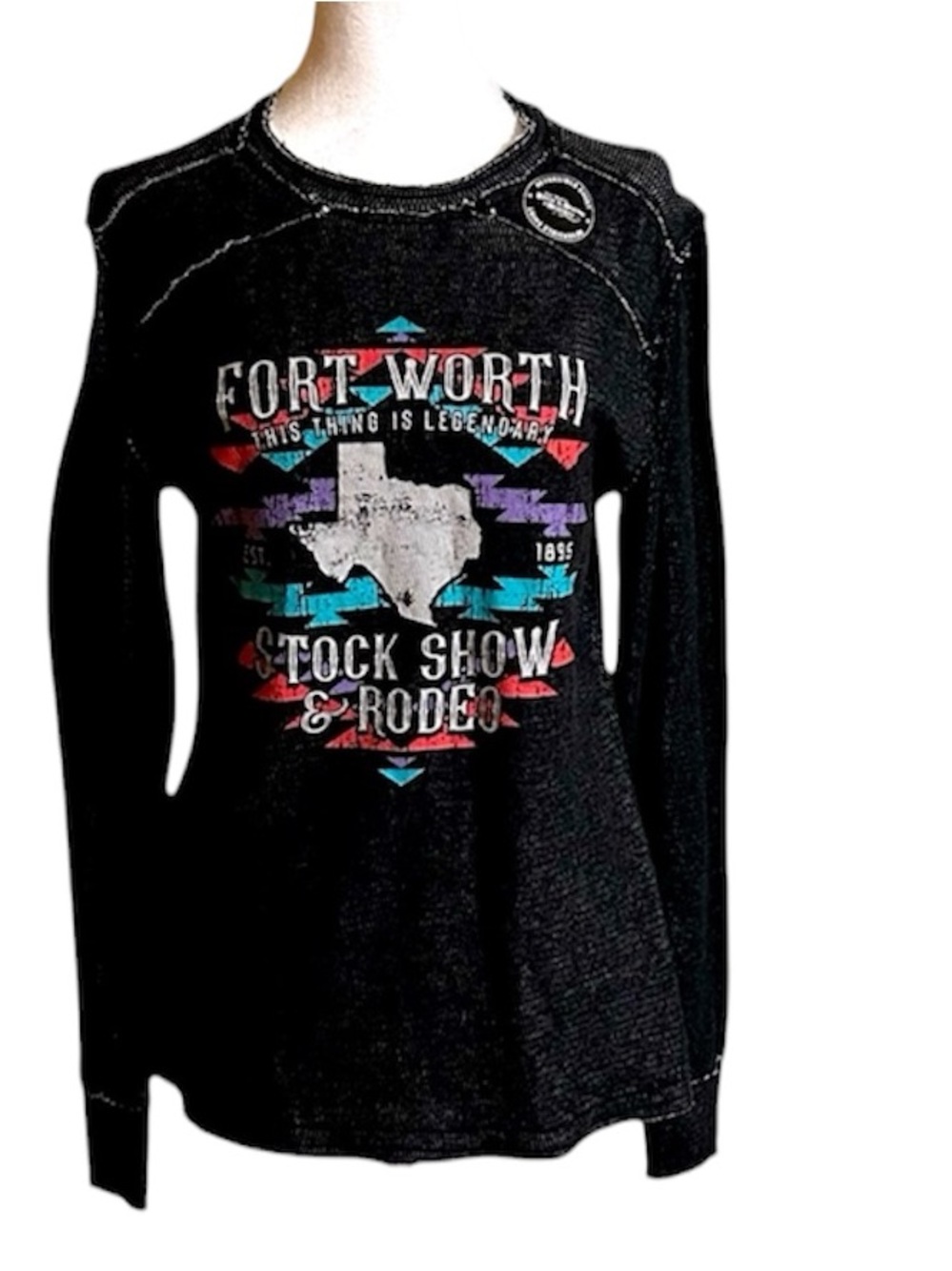 Fort Worth Stock Show & Rodeo Reversible Long Sleeve Shirt